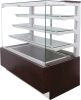 Süteményes hűtő vitrin sík üvegezéssel, ventilációs hűtéssel, 1340x780mm "MALAGA" – COLD C-13 PNw