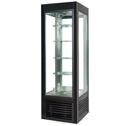   Süteményes hűtő vitrin, forgópolcos, 650x650x2000mm "ATENA" – COLD SW-504 L/o