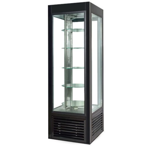 Süteményes hűtő vitrin, forgópolcos, 650x650x2000mm "ATENA" – COLD SW-504 L/o