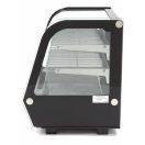 Maxima 09400845 Hűtővitrin, pultra helyezhető, hajlított üveges, 120 literes