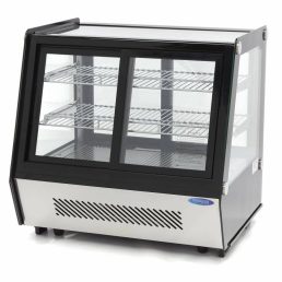   Maxima 09400847 Hűtővitrin, pultra helyezhető, elől-hátul nyitható, 125 literes