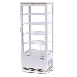   Maxima 09400810 Hűtővitrin, pultra helyezhető, sík üveges, 98 literes, fehér