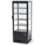 Maxima 09400811 Hűtővitrin, pultra helyezhető, sík üveges, 98 literes, fekete