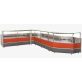 Csemegepult sík billenő üveggel, ventilációs hűtéssel, beépített aggregátorral, 2060x1155mm "VERONA" – COLD W-20 PS-k-v