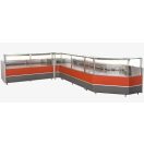 Csemegepult sík billenő üveggel, statikus hűtéssel, aggregátor nélkül, 2060x1155mm "VERONA" – COLD W-20 PS-k BA
