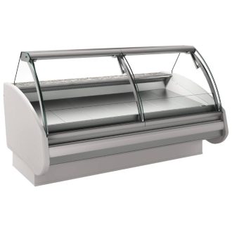   Csemegepult felnyíló köríves üveggel, beépített aggregátorral, 1352x1200mm "MODENA" – COLD W-12 PVP-k