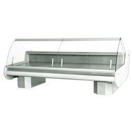   Csemegepult köríves üveggel, aggregátor nélkül, 1352x1200mm "MODENA" – COLD W-12 PVU BA