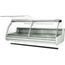 Csemegepult felnyíló köríves üveggel, aggregátor nélkül, 3080x1200mm "MODENA" – COLD W-30 PVP BA
