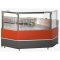Csemegepult külső sarokelem, sík billenő üveggel, ventilációs hűtéssel, beépített aggregátorral, 1340x1340mm "VERONA" – COLD W-13 PS-v NZ