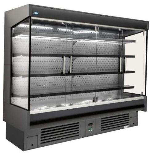 Nyílóajós hűtő faliregál beépített aggregátorral 1580x790x1989mm "EVEREST" – COLD R-15 E DP