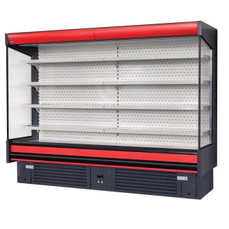   Hűtő faliregál, nyitott kivitelű, beépített aggregátorral 1965x790x2000mm "EVEREST" – COLD R-19 E