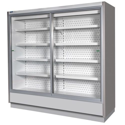 Tolóajtós hűtő faliregál aggregátor nélkül 1120x620x2020mm "BARI" – COLD R-12 BDR/o