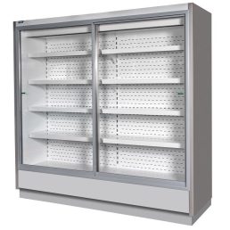  Tolóajtós hűtő faliregál aggregátor nélkül 1490x620x2020mm "BARI" – COLD R-15 BDR/o
