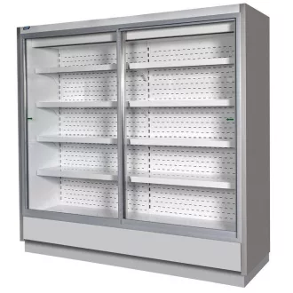   Tolóajtós hűtő faliregál aggregátor nélkül 1490x620x2020mm "BARI" – COLD R-15 BDR/o