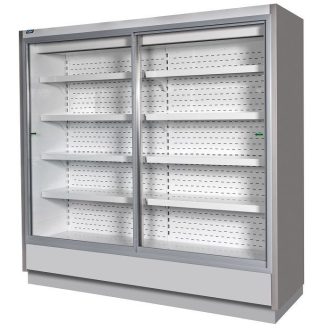   Tolóajtós hűtő faliregál aggregátor nélkül 2980x620x2020mm "BARI" – COLD R-30 BDR/o