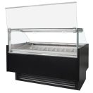 Fagylaltpult 12/8  tégelyes, ventilációs hűtéssel "GALAXY" – COLD W-12 DL PP