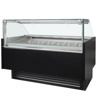   Fagylaltpult 16/10  tégelyes, ventilációs hűtéssel "GALAXY" – COLD W-16 DL PP