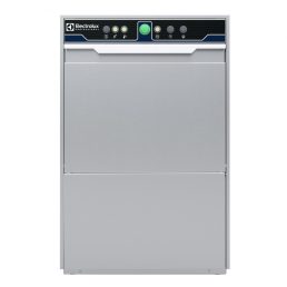   Pohármosogatógép 40x40cm-es kosárral, ürítőpumpával, vegyszeradagolóval, dupla burkolattal – ELECTROLUX PROFESSIONAL 402202