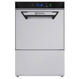  Pohármosogatógép 40x40cm-es kosárral, tankszűrővel, öblítőszer adagolóval, szimpla burkolattal – ELECTROLUX PROFESSIONAL 402187