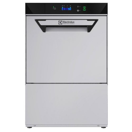Pohármosogatógép 40x40cm-es kosárral, tankszűrővel, öblítőszer adagolóval, szimpla burkolattal – ELECTROLUX PROFESSIONAL 402187