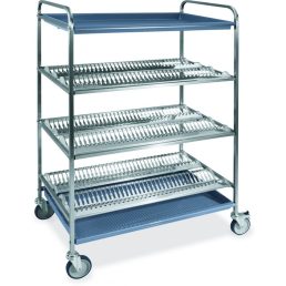   Csepegtető kocsi, 240 db-os, 1 pohár és 3 tányérszintes – METALCARRELLI 5014