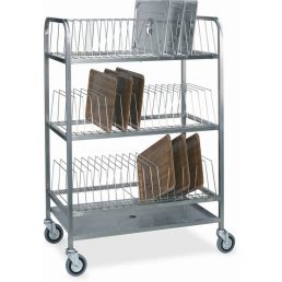   Csepegtető kocsi tálcákhoz és fedőkhöz, 60 db-os – METALCARRELLI 2264