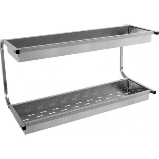 Csepegtető falipolc, 60db-os, 2 pohárszintes – METALCARRELLI 5056