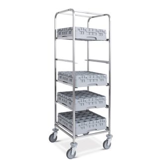   Mosogatókosár szállító kocsi, 5 szintes – METALCARRELLI 1498.5