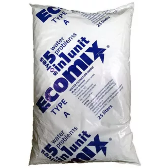   ECOMIX-A Műgyanta granulátum vízlágyítókhoz "ECOMIX A", 25 literes zsák