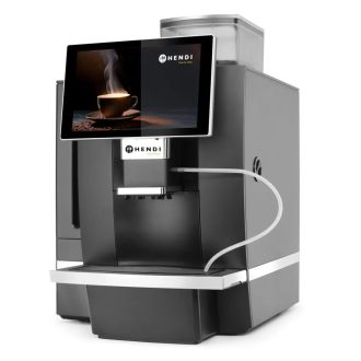   HENDI 209950 Professzionális automata kávéfőzőgép beépített kávéörlővel, érintőképernyős