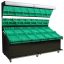 Zöldséges állvány, moduláris fali kivitel, hűtetlen, 2450mm hosszú – COLD WALL STAND 2.45