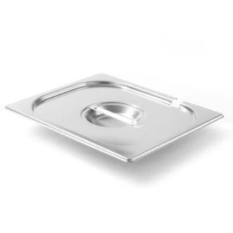   HENDI 806937 GN 1/2 Fedő kanálkivágással, rozsdamentes acél "Kitchen" széria