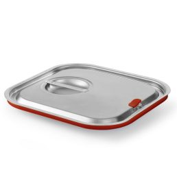   HENDI 807613 GN 2/3 Fedő szilikon tömítéssel, rozsdamentes acél "Kitchen" széria