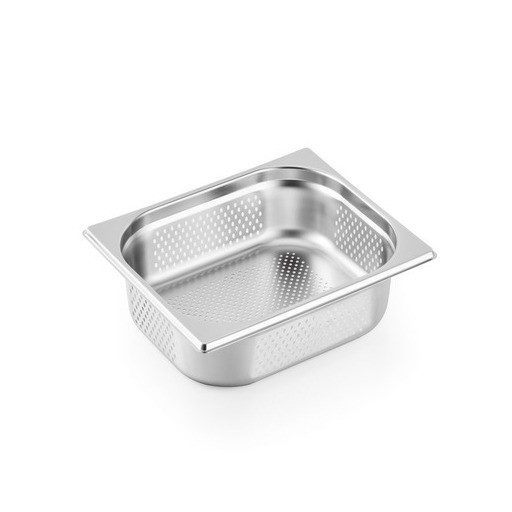 SGNP12065K Rozsdamentes perforált GN 1/2-65 mm-es edény