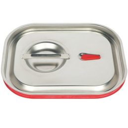   Rozsdamentes acél fedő szilikon tömítéssel, GN1/3 edényhez – WT-D101106