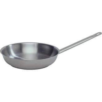   HENDI 835531 Rozsdamentes acél indukciós serpenyő nyéllel, O280mm, Profi Line