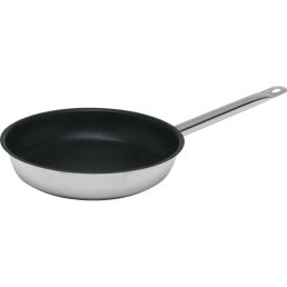   HENDI 835401 Rozsdamentes acél indukciós serpenyő nyéllel, teflon bevonattal, O240mm