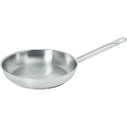   HENDI 838501 Rozsdamentes acél indukciós serpenyő nyéllel, O240mm, Kitchen Line