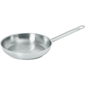   HENDI 838501 Rozsdamentes acél indukciós serpenyő nyéllel, O240mm, Kitchen Line