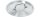 HENDI 830796 Rozsdamentes fedő,  O360 mm