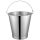 Vödör, rozsdamentes acél, 10 literes – WT-B400902