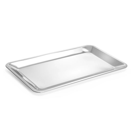 HENDI 410110 Szervirozó tálca, szögletes, 530x325x20mm (GN1/1), széles lejtős peremmel