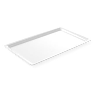   HENDI 566008 Bemutató tálca, fehér melamin, szögletes, 530x325x20mm (GN1/1)