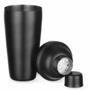 HENDI 596432 Koktél shaker, rozsdamentes acél kivitel fekete külsővel, 7,95dl