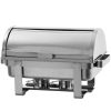 HENDI 470206 Chafing Roll-top tetővel GN1/1, 9 literes - "Rental"