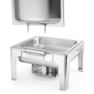 HENDI 470275 Chafing GN2/3, rozsdamentes, matt, állítható tetővel