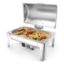 HENDI 470213 Chafing GN1/1, rozsdamentes, magasfényű, állítható tetővel