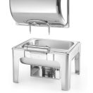 HENDI 470220 Chafing GN1/2, rozsdamentes, magasfényű, állítható tetővel
