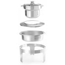 HENDI 470244 Leveses chafing, rozsdamentes, magasfényű, 10 literes