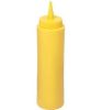 HENDI 558003 Műanyag szószos flakon, 2 dl-es - sárga